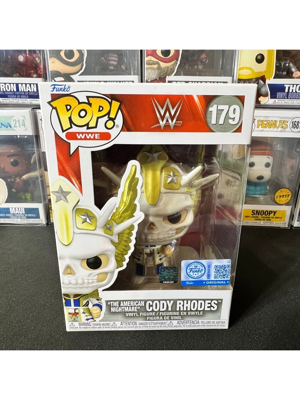 Funko Pop WWE Cody Rhodes The American Nightmare 179 Vinyl Figure Special Ed